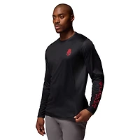 T-shirt à manches longues Columbia Arkansas Razorbacks PHG Terminal Shot 3-Hit pour homme, noir