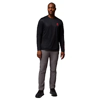 T-shirt à manches longues Columbia Arkansas Razorbacks PHG Terminal Shot 3-Hit pour homme, noir