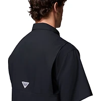 Chemise boutonnée Columbia Black Arkansas Razorbacks Tamiami Omni-Shade pour homme