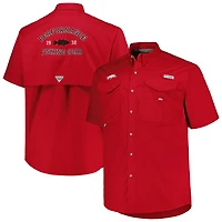Chemise boutonnée Columbia Cardinal Arkansas Razorbacks Big & Tall Bonehead pour hommes