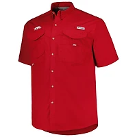 Chemise boutonnée Columbia Cardinal Arkansas Razorbacks Big & Tall Bonehead pour hommes