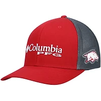Casquette ajustable Columbia Cardinal Arkansas Razorbacks PFG pour homme