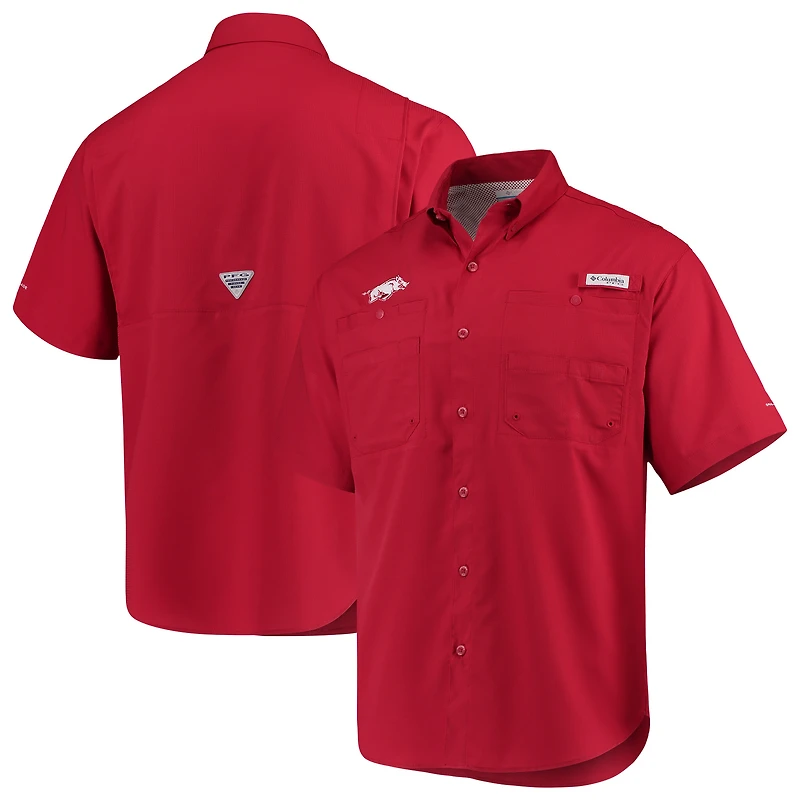 Chemise Columbia Cardinal Arkansas Razorbacks PFG Tamiami pour homme