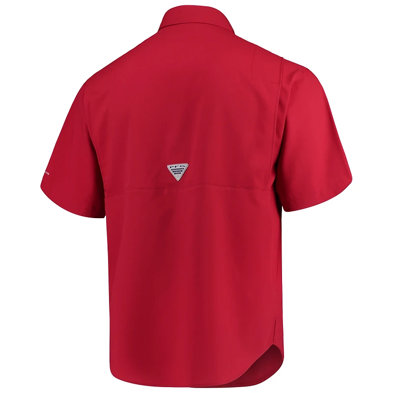 Chemise Columbia Cardinal Arkansas Razorbacks PFG Tamiami pour homme