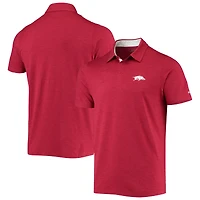 Polo Columbia Cardinal Arkansas Razorbacks Tech Trail Omni-Shade pour homme