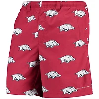 Columbia PFG Cardinal Arkansas Razorbacks Backcast II 8" Short hybride Omni-Shade pour homme