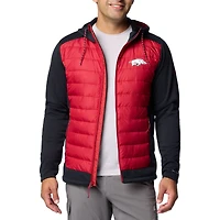 Men's Columbia  Red Arkansas Razorbacks Out-Shield Hybrid Full-Zip Hoodie Jacket