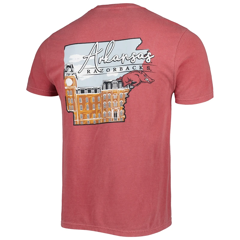 Men's Crimson Arkansas Razorbacks Hyperlocal T-Shirt