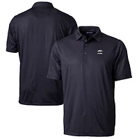 Polo extensible noir à imprimé double point pour homme, Cutter & Buck, Arkansas Razorbacks Alumni
