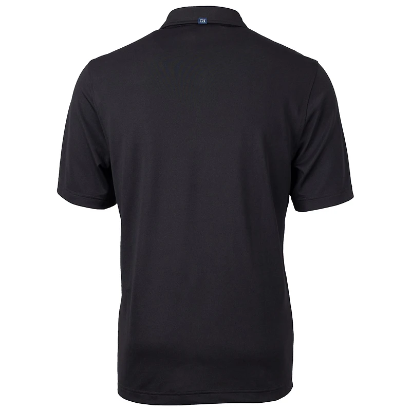 Men's Cutter & Buck Black Arkansas Razorbacks Team Logo Virtue Eco Pique Recycled Polo