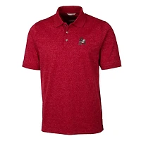 Men's Cutter & Buck Cardinal Arkansas Razorbacks Advantage Space Dye Tri-Blend Polo