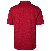 Men's Cutter & Buck Cardinal Arkansas Razorbacks Advantage Space Dye Tri-Blend Polo