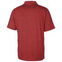 Polo extensible à rayures crayon Forge pour homme, Cutter & Buck Cardinal Arkansas Razorbacks