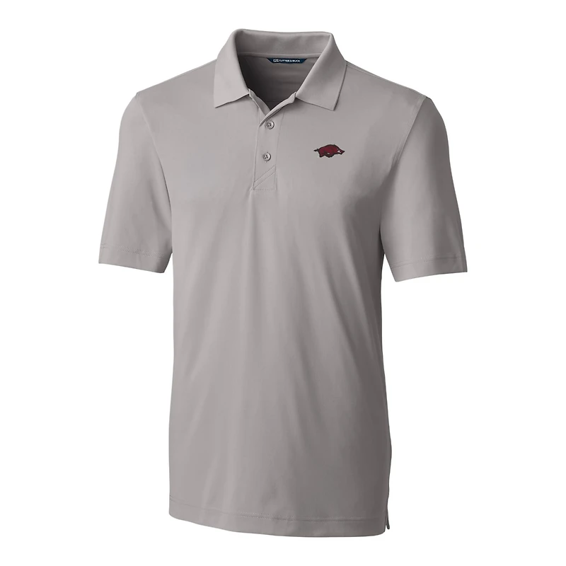 Men's Cutter & Buck Gray Arkansas Razorbacks Big Tall Forge Stretch Polo