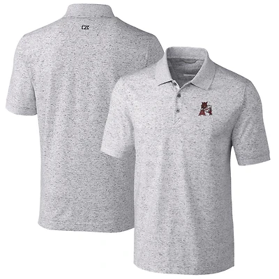 Men's Cutter & Buck Steel Arkansas Razorbacks Vault Advantage Tri-Blend Space Dye Big Tall Polo