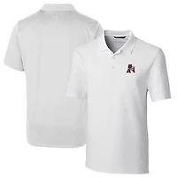 Men's Cutter & Buck White Arkansas Razorbacks Logo Big Tall Forge Stretch Polo