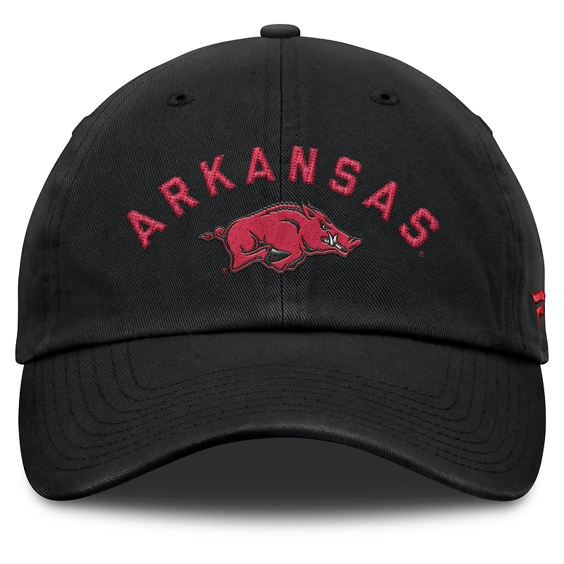 Men's Fanatics Black Arkansas Razorbacks Myth Adjustable Hat
