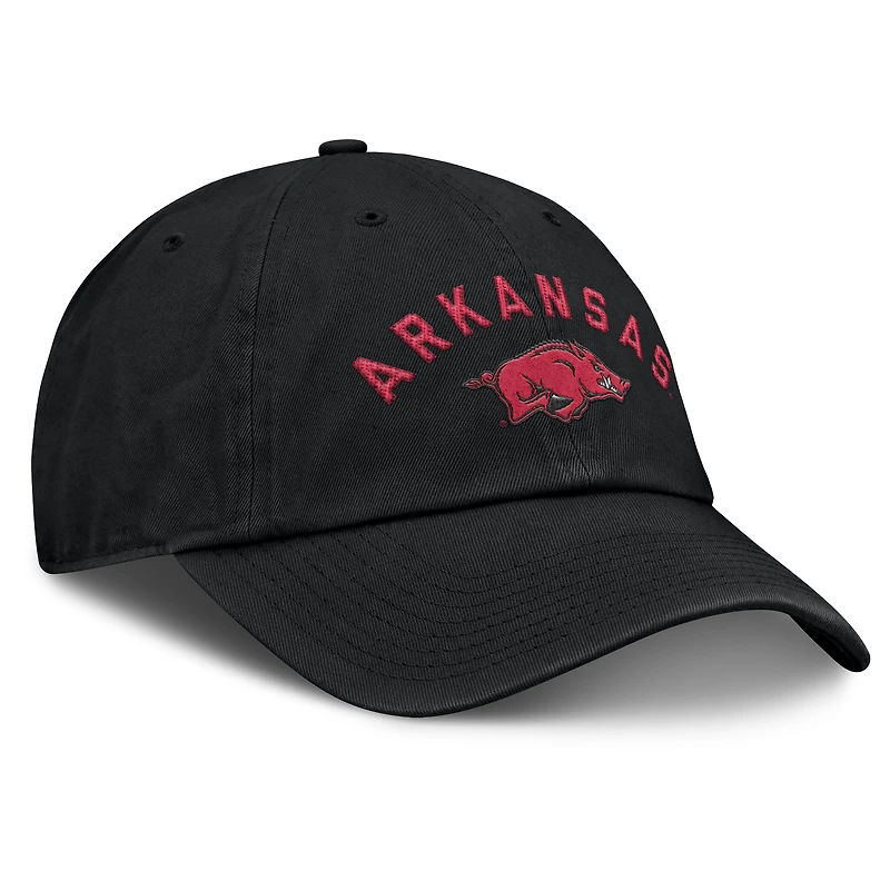 Men's Fanatics Black Arkansas Razorbacks Myth Adjustable Hat