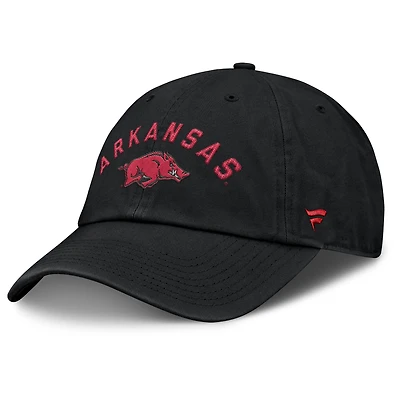Men's Fanatics Black Arkansas Razorbacks Myth Adjustable Hat