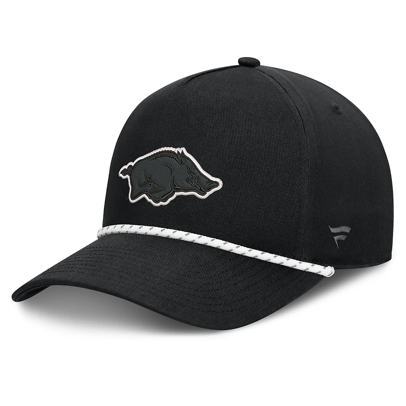 Men's Fanatics Black Arkansas Razorbacks Undertone Rope Adjustable Hat