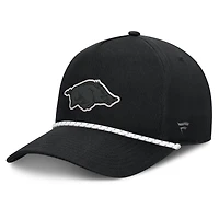 Men's Fanatics  Black Arkansas Razorbacks Undertone Rope Adjustable Hat