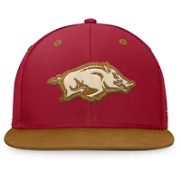 Men's Fanatics Cardinal/Brown Arkansas Razorbacks NoBo Fitted Hat