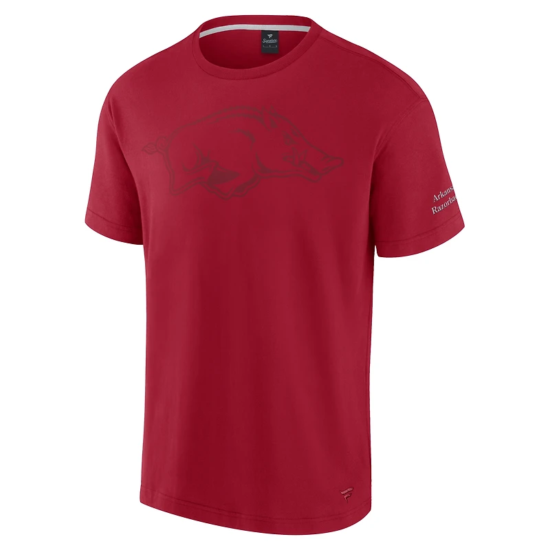 Men's Fanatics Cardinal Arkansas Razorbacks Iconic T-Shirt