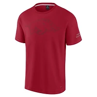 Men's Fanatics Cardinal Arkansas Razorbacks Iconic T-Shirt