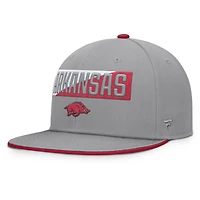 Casquette snapback grise Arkansas Razorbacks Duo pour homme