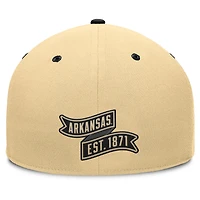 Men's Fanatics Khaki/Black Arkansas Razorbacks Balance Fitted Hat