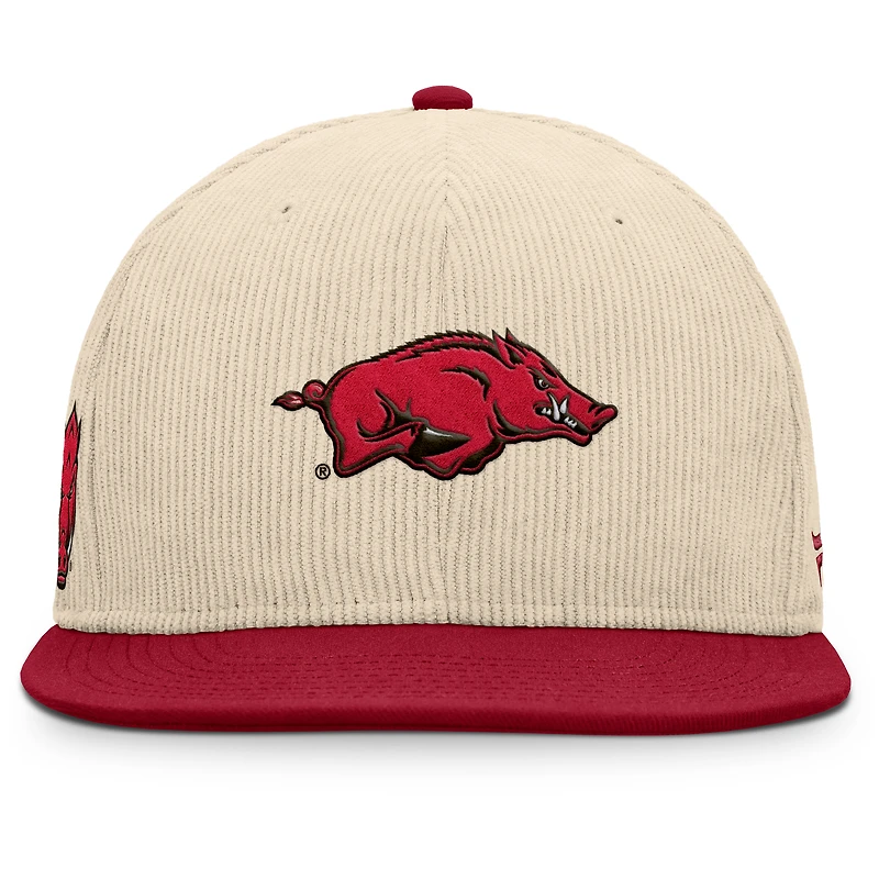 Men's Fanatics Tan Arkansas Razorbacks Catcher Snapback Hat