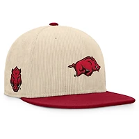Casquette Snapback de receveur Fanatics Tan Arkansas Razorbacks pour hommes
