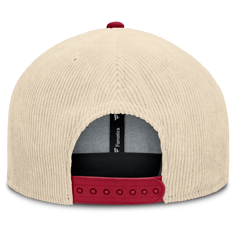 Men's Fanatics Tan Arkansas Razorbacks Catcher Snapback Hat