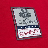 Men's Mitchell & Ness Cardinal Arkansas Razorbacks Legendary Slub Raglan Long Sleeve T-Shirt