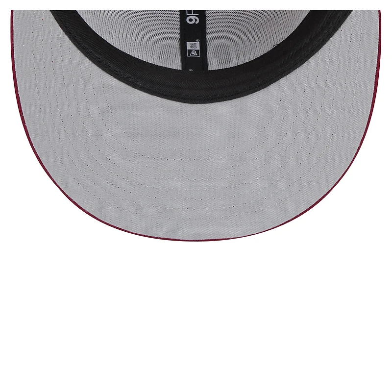 Men's New Era Cardinal Arkansas Razorbacks 9FIFTY Trucker Snapback Hat