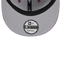 Men's New Era Cardinal Arkansas Razorbacks Display 9FIFTY Snapback Hat