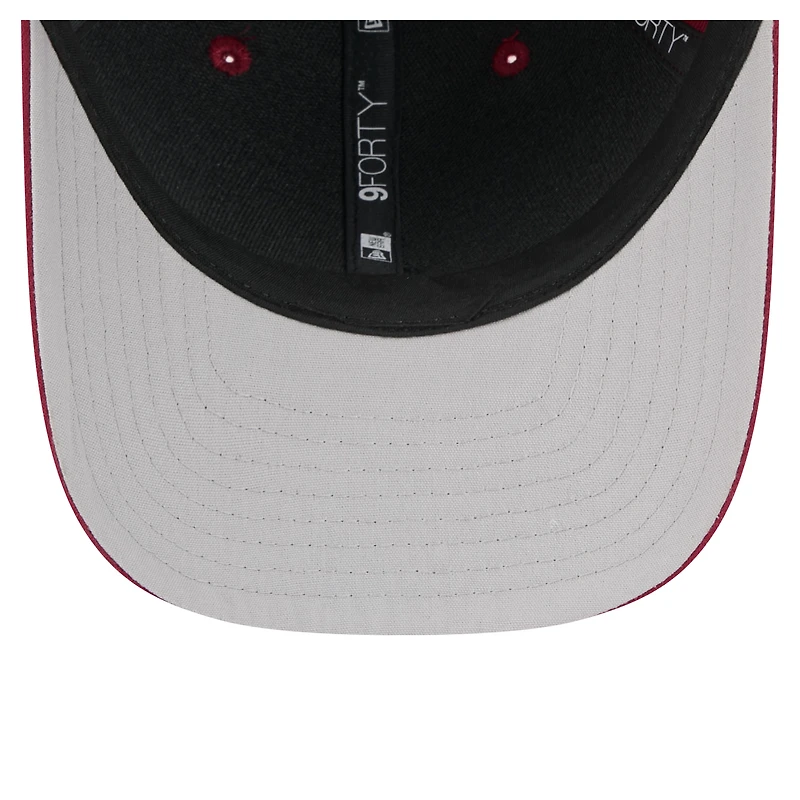 Men's New Era Cardinal Arkansas Razorbacks Team Collective 9FORTY M-Crown Adjustable Hat