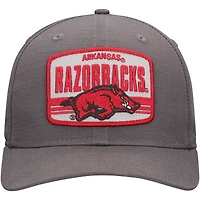 Men's New Era Charcoal Arkansas Razorbacks Team Elevated 9SEVENTY Stretch-Snap Adjustable Hat