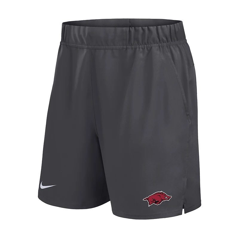 Short Nike Performance Victory Anthracite Arkansas Razorbacks pour homme