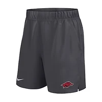 Short Nike Performance Victory Anthracite Arkansas Razorbacks pour homme