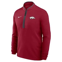Men's Nike Cardinal Arkansas Razorbacks Basketball Victory Dri-FIT Half-Zip Pullover