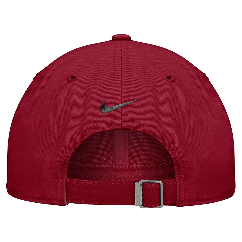 Men's Nike Cardinal Arkansas Razorbacks Club Adjustable Hat
