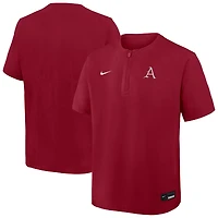 Men's Nike Cardinal Arkansas Razorbacks Dri-FIT Quarter-Zip Windshirt