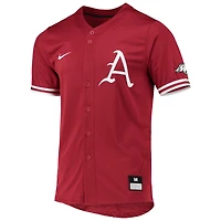 Maillot de baseball réplique Nike Cardinal Arkansas Razorbacks pour homme