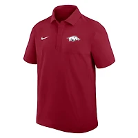 Men's Nike Cardinal Arkansas Razorbacks Woven Polo