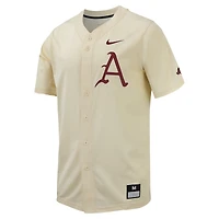 Men's Nike Cream Arkansas Razorbacks Replica Baseball Jersey