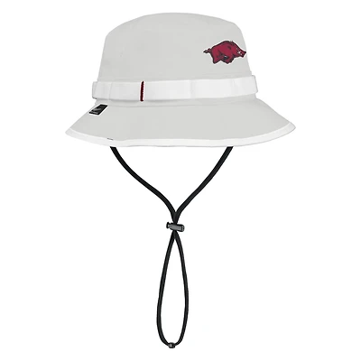 Men's Nike Gray Arkansas Razorbacks 2025 On-Field Boonie Performance Bucket Hat