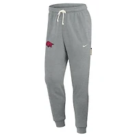 Men's Nike Heather Gray Arkansas Razorbacks 2025 Sideline Standard Issue Dri-FIT Taper Sweatpants