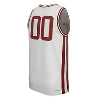 Men's Nike #1 White Arkansas Razorbacks  Replica Basketball Jersey