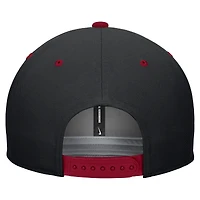 Casquette Nike Pro Performance Snapback pour homme Arkansas Razorbacks blanche/noire